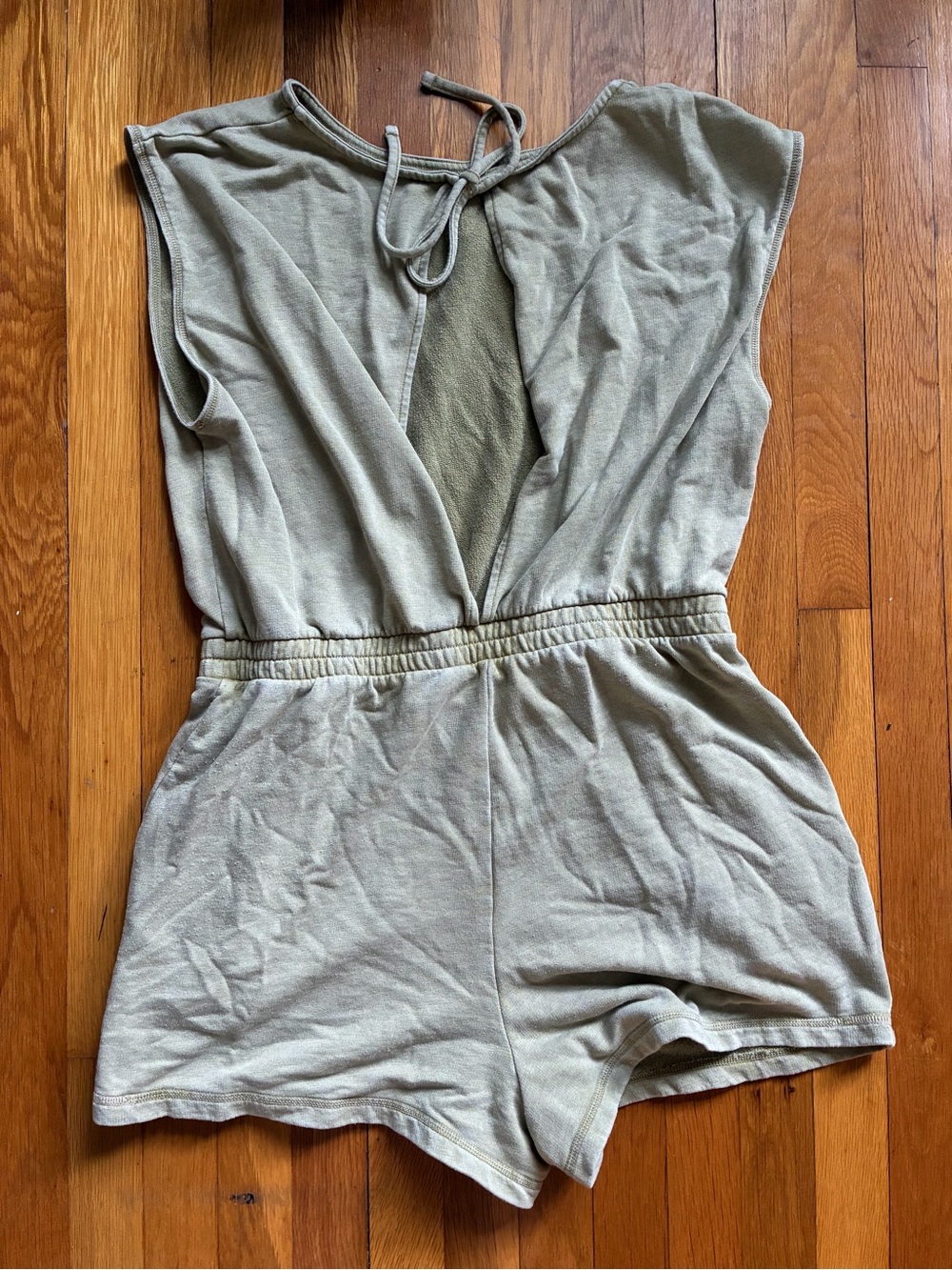 American Eagle Outfitters Olive Green Sleeveless Romper